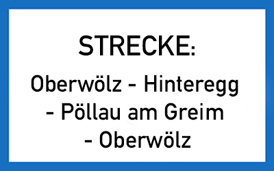 strecke oberwölz pöllau greim